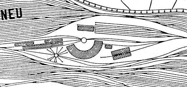 Plan des Bw Duisburg-Ruhrort Hafen, um 1926